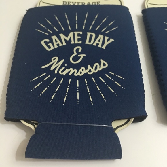 2 Game Day & Mimosas Beverage Sleeve Coozies - Picture 2 of 2